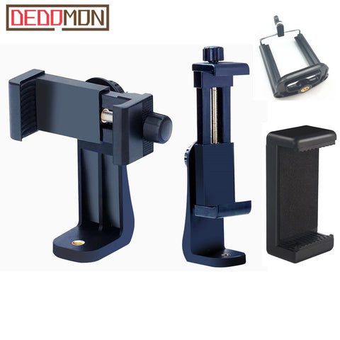 Universal Tripod Mount Adapter Cell Phone Clipper Holder Vertical 360 Rotation Tripod Stand for iPhone X 7 plus Samsung tripode