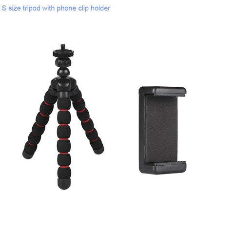 Camera Accessories Flexible Sponge Octopus Tripod for Canon/Nikon/Sony Go pro 7 6 5H9R Sj9 Sj8 pro DJI OSMO Action Mobile Phone