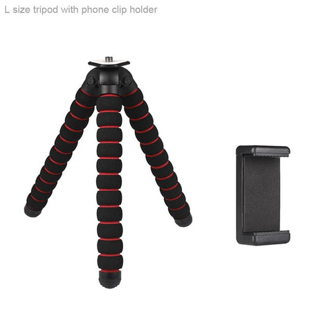 Camera Accessories Flexible Sponge Octopus Tripod for Canon/Nikon/Sony Go pro 7 6 5H9R Sj9 Sj8 pro DJI OSMO Action Mobile Phone