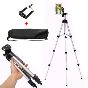 Extendable flexible Digital Camera Tripod Mobile Smart Phone Stand Mount Holder Clip Set For Nikon for Canon for iPhone 6 6s 7