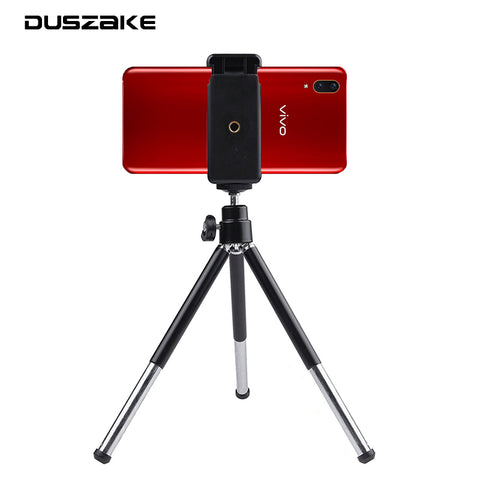 DUSZAKE DT4 Aluminum Mini Phone Tripod for iPhone Camera Mini Phone Tripod for Xiaomi Phone Camera Tripod For iPhone Samsung