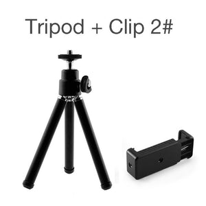 DUSZAKE DT4 Aluminum Mini Phone Tripod for iPhone Camera Mini Phone Tripod for Xiaomi Phone Camera Tripod For iPhone Samsung