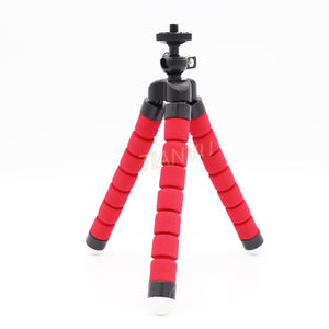 Mini Tripod Digital Camera Mobile Phone Stand Flexible Grip Octopus Monopod Flexible for Octopus Digital Camera clip rubberized