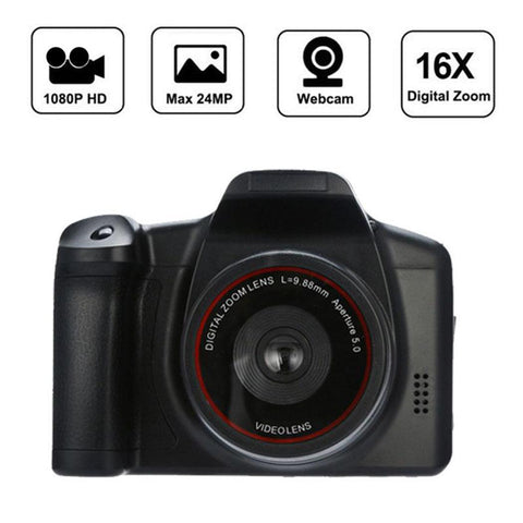 Full HD 1080P SLR Camera Dry Battery Domestic Telephoto Digital Camera Digital Fixed Lens 16X Zoom AV Interfac