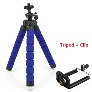 Flexible Mini Tripod Flexible Phone Tripod With Phone Clip Camera mini tripod For Smartphone & Camera Flexible Mini Tripod