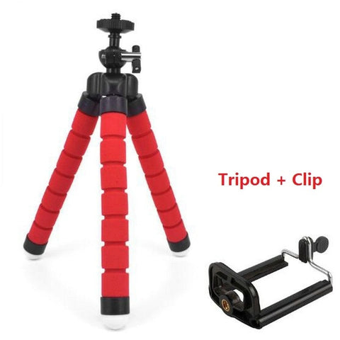 Flexible Mini Tripod Flexible Phone Tripod With Phone Clip Camera mini tripod For Smartphone & Camera Flexible Mini Tripod