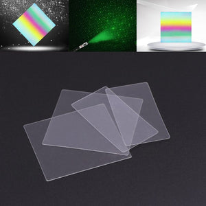 Ultra Precision Engraving PET Trasmission Diffraction Grating F Teaching spectral decomposition Lenses