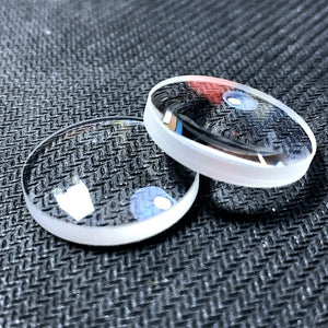 Optical lenses K9 Glass Super Clear Plano Convex Lens for Experime Diameter 27.4mm , Focal 57.7mm Focal  Instrument lentes
