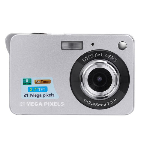 2.7HD Screen Digital Camera 21MP Anti-Shake Face Detection Camcorder Max 21 Megapixels Anti-shake 8x Digital Zoom 5 Mega Pixel