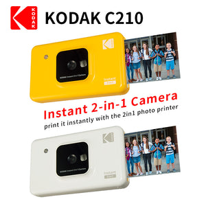 KODAK C210 Instant 2 in 1  Digital Camera Minishot upgrade version  Social Media Portable Photo Printer LCD Display Color Prints