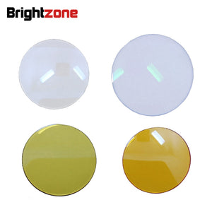 Brightzone Anti-blue Light Ray UV Blocking Computer Defence Radiation Spectacle Night Vision Yellow & Clear Plano Optiek Lenses