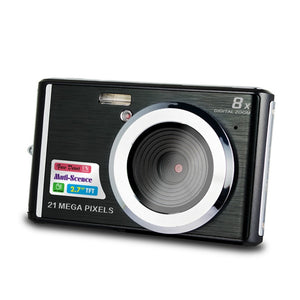 New 21mp Digital Camera Gift Promotion Low Price Camera 2.7 Inch 8 Times Digital  Zoom Mini Photo Camera  Cameras Digitais