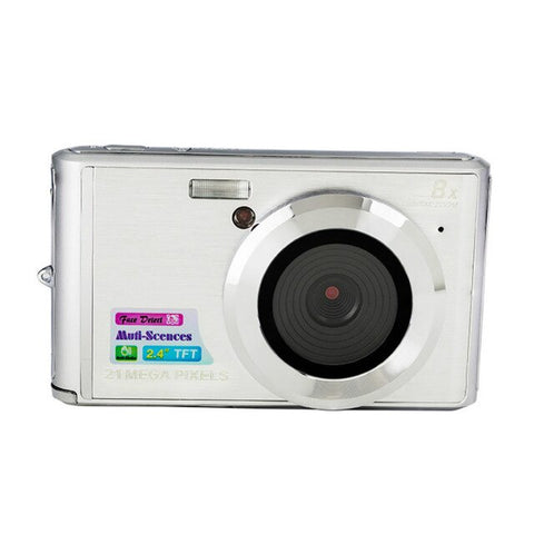 New 21mp Digital Camera Gift Promotion Low Price Camera 2.7 Inch 8 Times Digital  Zoom Mini Photo Camera  Cameras Digitais