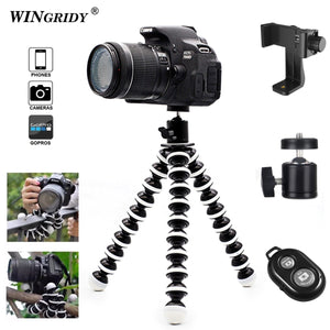 Octopus Flexible Big L Tripod Stand Gorillapod for Phone Telefon Mobile Phone Smartphone Dslr and Camera Table Desk Mini Tripod