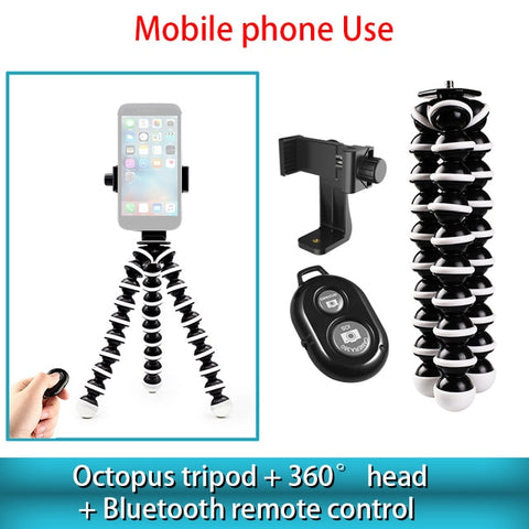 Octopus Flexible Big L Tripod Stand Gorillapod for Phone Telefon Mobile Phone Smartphone Dslr and Camera Table Desk Mini Tripod