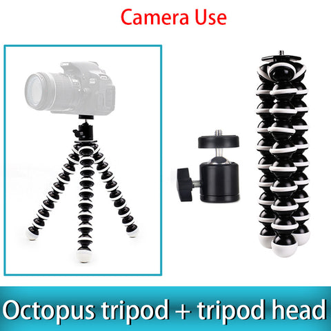 Octopus Flexible Big L Tripod Stand Gorillapod for Phone Telefon Mobile Phone Smartphone Dslr and Camera Table Desk Mini Tripod