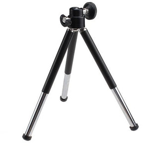 1pcs black Mini Tripod Aluminum Metal Lightweight Tripod Stand Mount For Digital Camera Webcam Phone DV Tripod