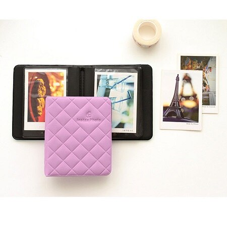 32 Pockets Book Album for Fujifilm Instax instant Mini 9 8 7s 70 25 50s 90 Mini Films 3/4 inch Photo paper